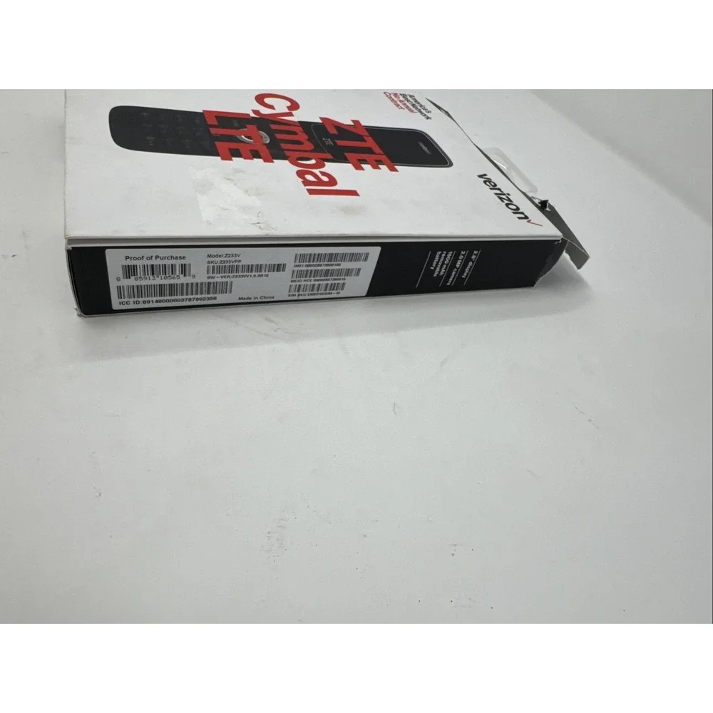 ZTE Z233V Cymbal‎ LTE Verizon Phone OPEN BOX!!